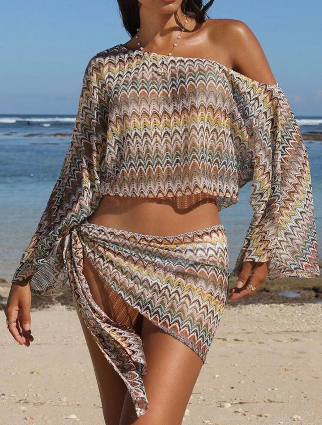 CROCHET SET SKIRT & TOP